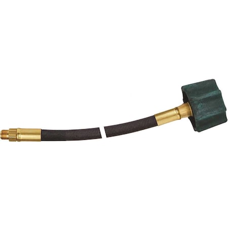 Mec High Pressure Hose 1/4 in. I.D. Female QCC Green x 1/4 in. Inverted Flare x 15 in. L Replaces 511509 MER425-15